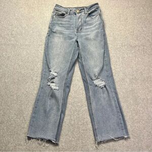 Hippie Denim Jeans Women’s Real Cheeky Light Wash Distressed size 26